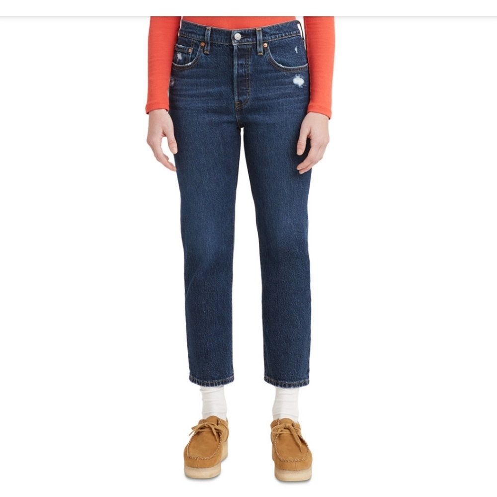 💖 Levi's 501 Original Cropped Jeans in Short length.